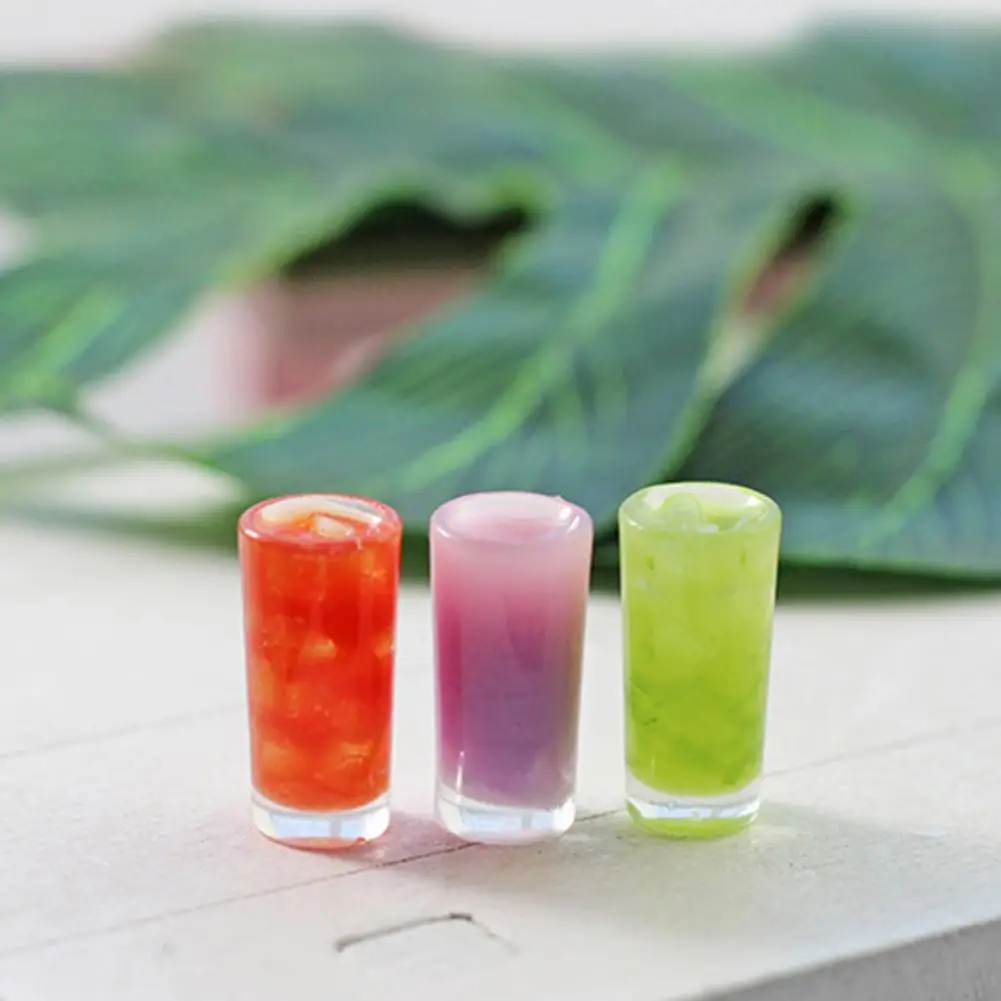 Simulation Juice Mini Vivid Color Smooth Surface Dollhouse Resin Juice Cup for Playing Mini Juice Dollhouse Juice
Simulation Juice Mini Vivid Color Smooth Surface Dollhouse Resin Juice Cup for Playing Mini Juice Dollhouse Juice