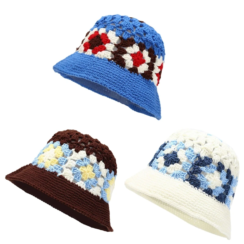 Женская Весенняя Панама, вязаная крючком мягкая рыболовная мягкая шляпа, повседневная 
Женская Весенняя Панама, вязаная крючком мягкая рыболовная мягкая шляпа, повседневная