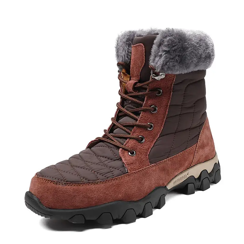 DAFENP Fashion Warm Snow Boots For men Boots waterproof snow boots high top plush Outdoor Waterproof Men Hiking Climbing Boots
DAFENP Fashion Warm Snow Boots For men Boots waterproof snow boots high top plush Outdoor Waterproof Men Hiking Climbing Boots