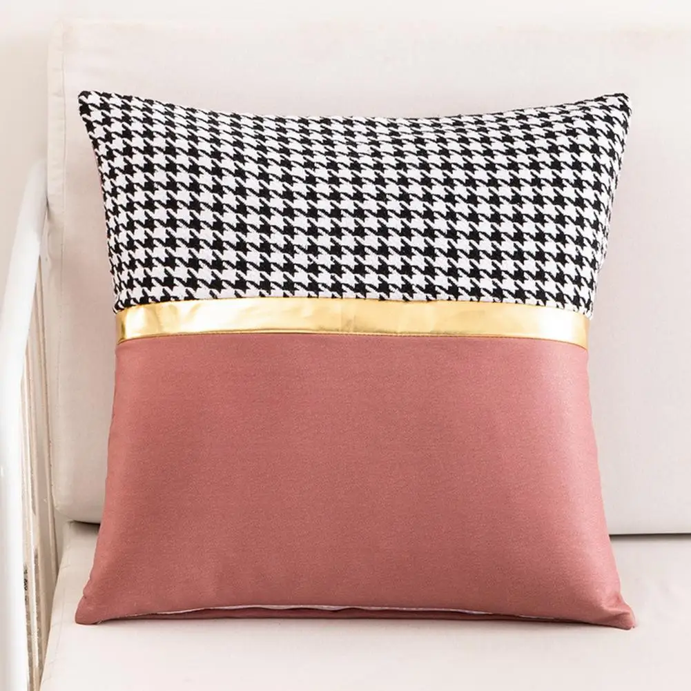 Throw Pillow Cover Splicing Anti-pilling Sofa Bed Decoration Pillow Cushion Cover Colorfast Square Pillow Case for Home
Throw Pillow Cover Splicing Anti-pilling Sofa Bed Decoration Pillow Cushion Cover Colorfast Square Pillow Case for Home