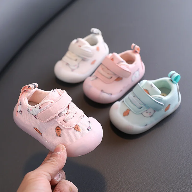Velcro Female Baby Shoes Spring And Autumn Sports Shoes Mesh Breathable Baby 1-2 Years Old Soft Soled Walking Shoes
Velcro Female Baby Shoes Spring And Autumn Sports Shoes Mesh Breathable Baby 1-2 Years Old Soft Soled Walking Shoes