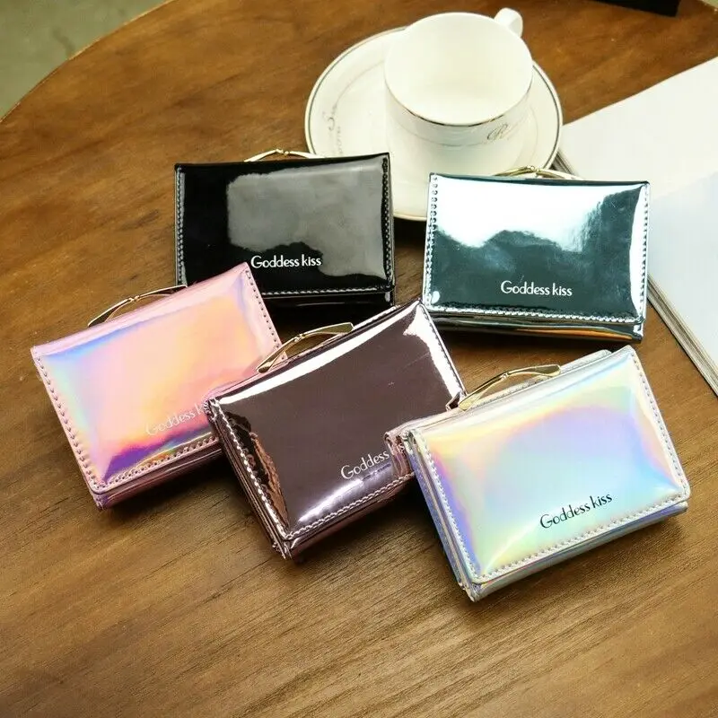 Women Leather Small Mini Wallet Card Key Holder Color Coin Purse Fashion Ladies Casual Short Wallets Birthday Gift laser effect
Women Leather Small Mini Wallet Card Key Holder Color Coin Purse Fashion Ladies Casual Short Wallets Birthday Gift laser effect