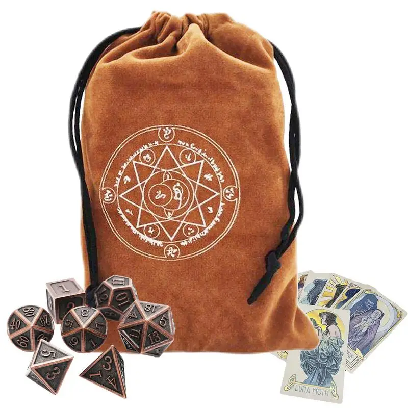 Tarot Bag 18x10cm Tarot Deck Dice Storage Bag Soft Printed Tarot Card Holder With Drawstring Small Velvet Pouch For Tarot Dice
Tarot Bag 18x10cm Tarot Deck Dice Storage Bag Soft Printed Tarot Card Holder With Drawstring Small Velvet Pouch For Tarot Dice