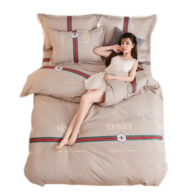 New Bedding Set Luxurious Grid Children's Boy Adult Duvet Cover Bed Sheet Pillowcase
New Bedding Set Luxurious Grid Children's Boy Adult Duvet Cover Bed Sheet Pillowcase