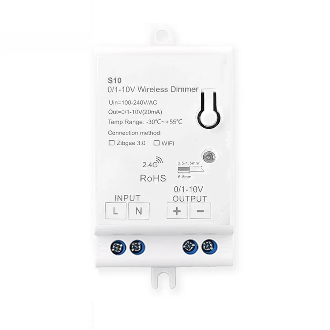 AC100-240V ZigBee 0/1-10V LED Light Dimmer Controller Smart Life Tuya Control App for 0-10V LED Dimmable Power Drive
AC100-240V ZigBee 0/1-10V LED Light Dimmer Controller Smart Life Tuya Control App for 0-10V LED Dimmable Power Drive