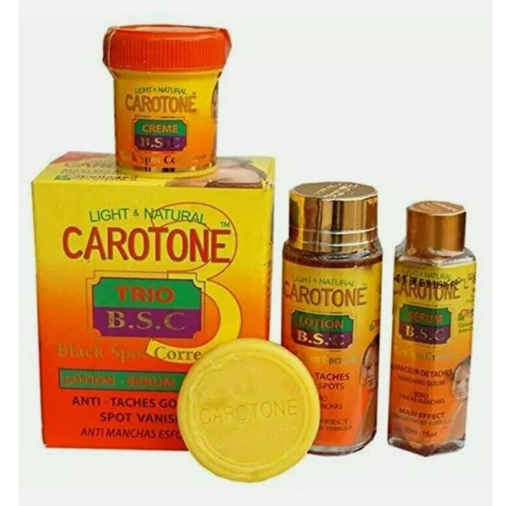Carotone черный корректор пятна отбеливающий лосьон для кожи + Сыворотка + крем + мыло каротин 4 шт./компл.
Carotone черный корректор пятна отбеливающий лосьон для кожи + Сыворотка + крем + мыло каротин 4 шт./компл.