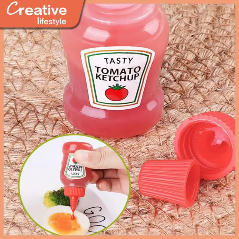 2/3pcs Small Ketchup Bottle Mini Salad Dressing Container Transparent Seasoning Storage Bottle Kitchen Gadgets With Lid Portable 
2/3pcs Small Ketchup Bottle Mini Salad Dressing Container Transparent Seasoning Storage Bottle Kitchen Gadgets With Lid Portable