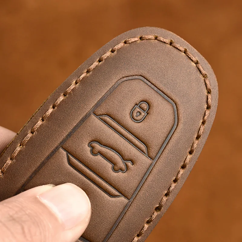 Leather Car Key Case Full Cover fob For Peugeot 308 408 508 2008 3008 4008 5008 Citroen C4 C4L C6 C3-XR Auto Accessories
Leather Car Key Case Full Cover fob For Peugeot 308 408 508 2008 3008 4008 5008 Citroen C4 C4L C6 C3-XR Auto Accessories