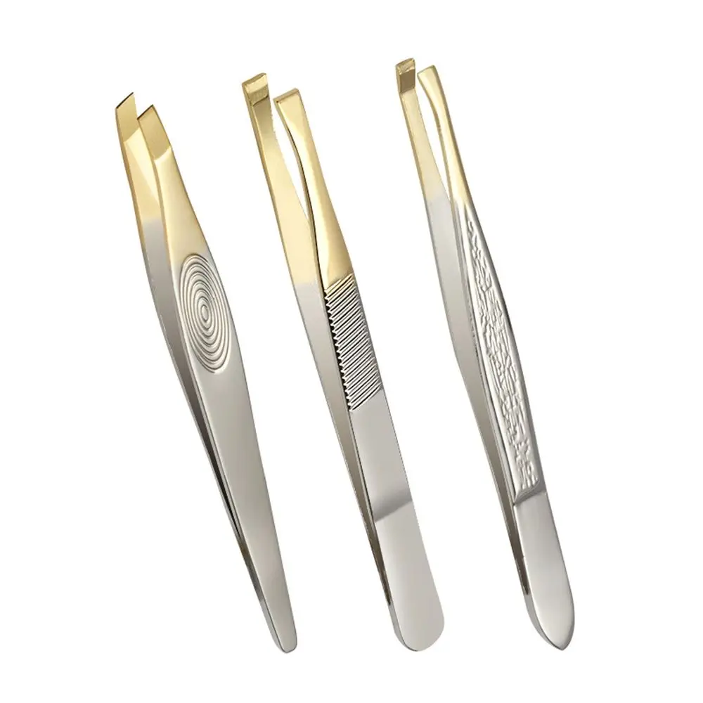 1PCS Stainless Steel Eyebrow Tweezers Facial Hair Removal Clip Flat Slant Tip Eyebrow Eyelash Makeup Tweezer Beauty Tools
1PCS Stainless Steel Eyebrow Tweezers Facial Hair Removal Clip Flat Slant Tip Eyebrow Eyelash Makeup Tweezer Beauty Tools