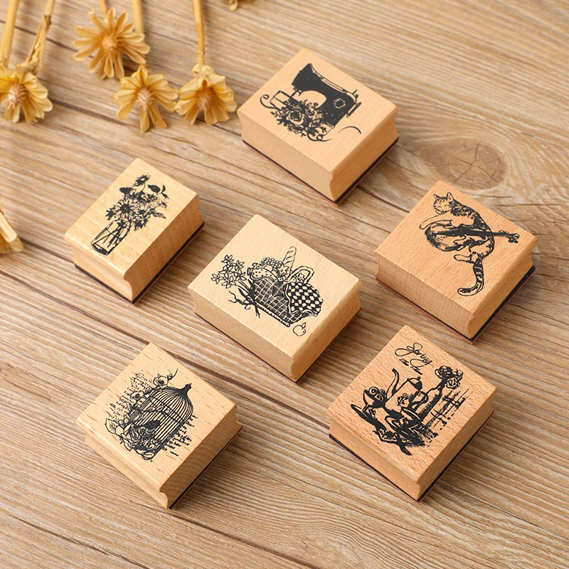 Vintag Esewing Machine Birdcage Cat Decoration Wooden Rubber Stamps for Scrapbooking Diary Stationery DIY Craft Standard Seal
Vintag Esewing Machine Birdcage Cat Decoration Wooden Rubber Stamps for Scrapbooking Diary Stationery DIY Craft Standard Seal
