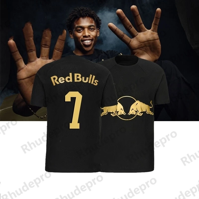 22-23 Футболка Red Bull Джерси Черный Футбол Спортивные Майки Свободная Версия для