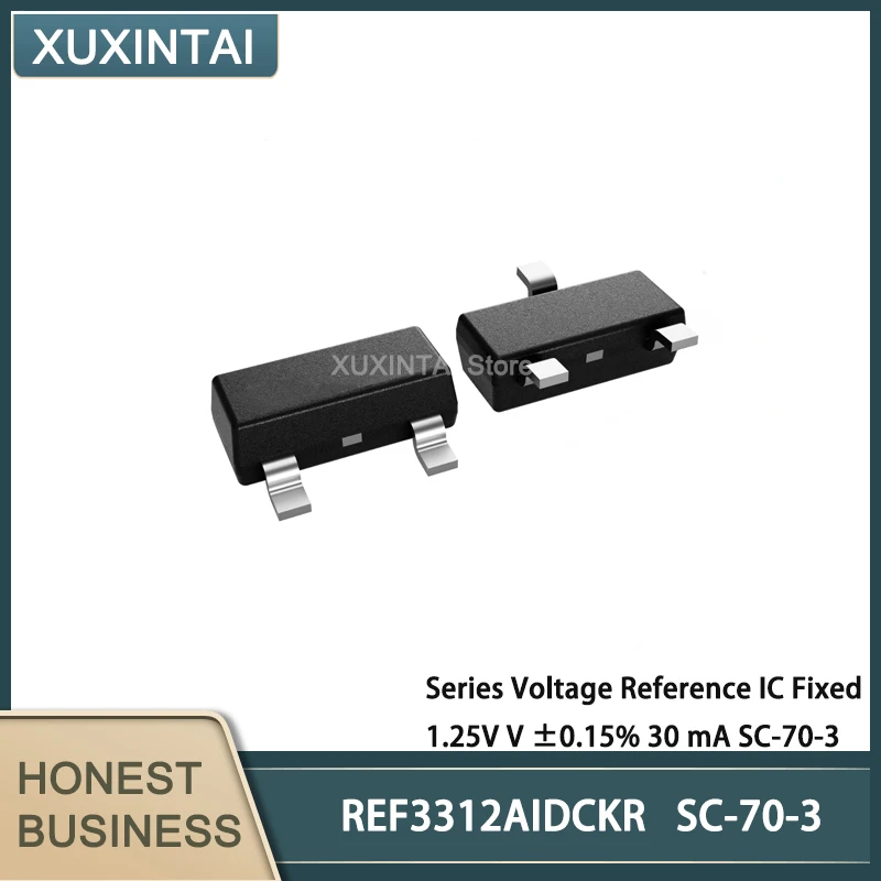 10Pcs/Lot REF3312AIDCKR REF3312 Series Voltage Reference IC Fixed 1.25V V ±0.15% 30 mA SC-70-3
10Pcs/Lot REF3312AIDCKR REF3312 Series Voltage Reference IC Fixed 1.25V V ±0.15% 30 mA SC-70-3