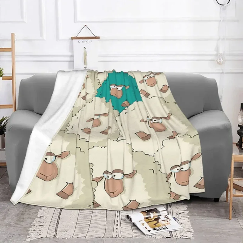 Sheep Cartoon Blankets Fleece Decoration Animal Cute Portable Ultra-Soft Throw Blanket For Home Travel Rug Piece
Sheep Cartoon Blankets Fleece Decoration Animal Cute Portable Ultra-Soft Throw Blanket For Home Travel Rug Piece
