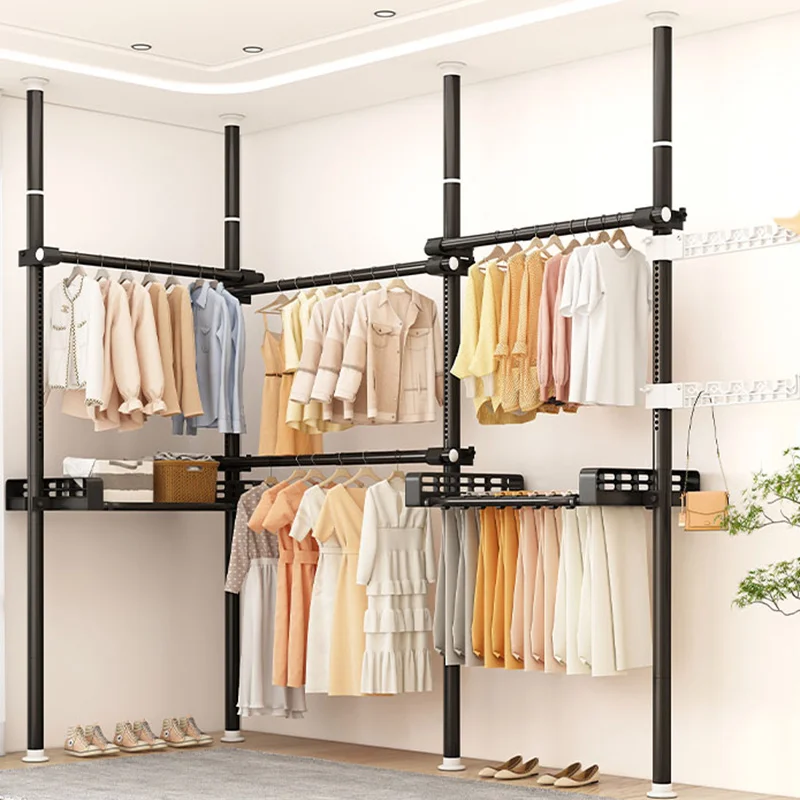 Portable Metal Clothes Rack Wall Mount Black Minimalist Standing Clothes Rack Bedroom Detachable Perchero Home Furniture
Portable Metal Clothes Rack Wall Mount Black Minimalist Standing Clothes Rack Bedroom Detachable Perchero Home Furniture