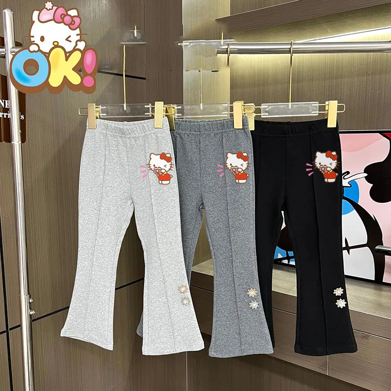 New Kawaii Products Sanrio Children Trousers Hello Kittys Cute Anime Printing Warm Wide Leg Flare Pants Y2K Funny Creative Gift
New Kawaii Products Sanrio Children Trousers Hello Kittys Cute Anime Printing Warm Wide Leg Flare Pants Y2K Funny Creative Gift