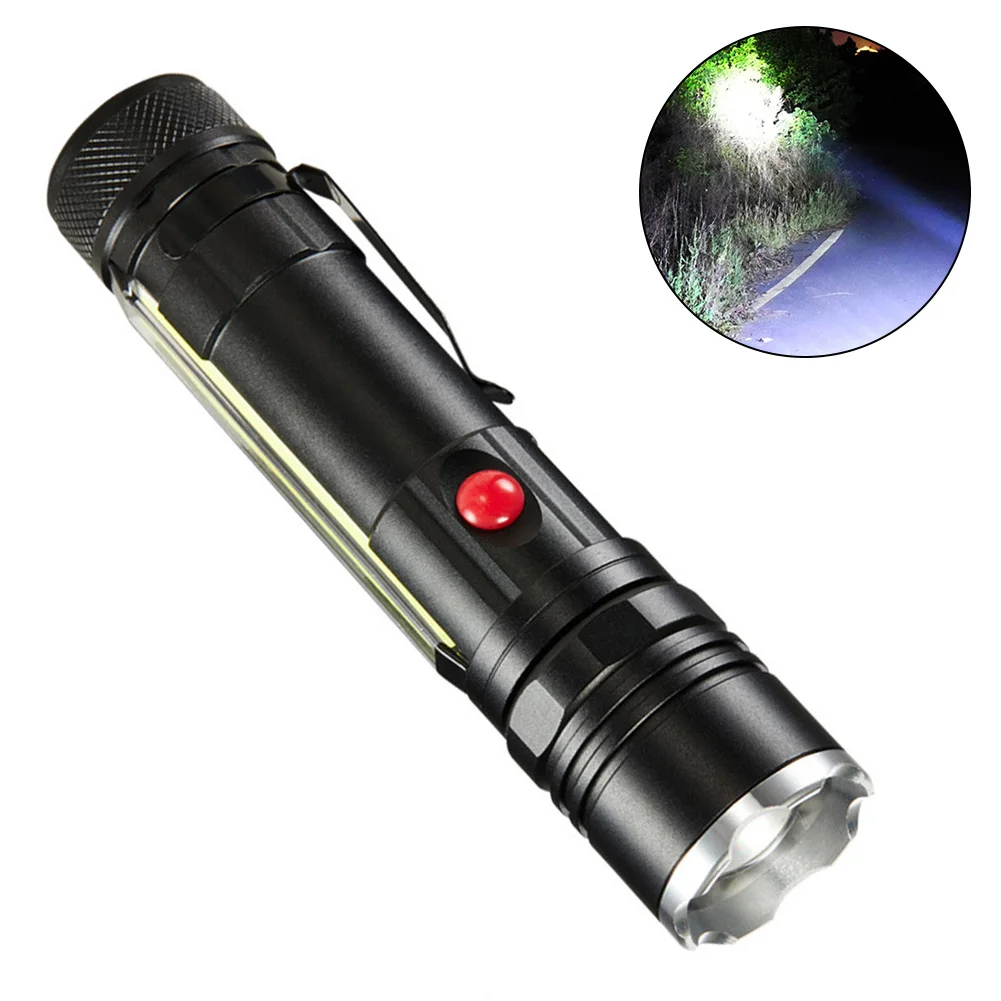 T6 Strong Light LED Usb Rechargeable Flashlight Magnetic Torch Lanter Zoomable Flashlight COB Zoom Highlight Outdoor Lighting
T6 Strong Light LED Usb Rechargeable Flashlight Magnetic Torch Lanter Zoomable Flashlight COB Zoom Highlight Outdoor Lighting
