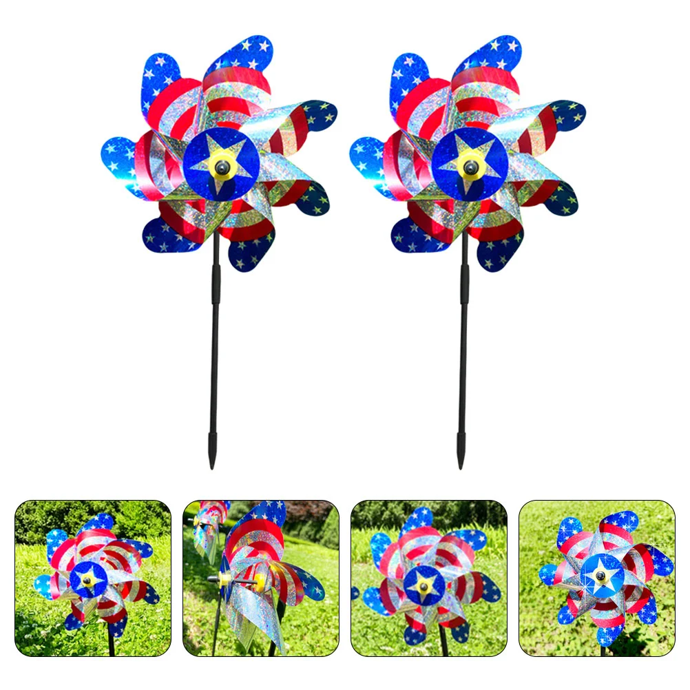 2pcs Decorative Windmills Wind Spinners Colorful Pinwheels Outdoor Decors for Garden Kids
2pcs Decorative Windmills Wind Spinners Colorful Pinwheels Outdoor Decors for Garden Kids