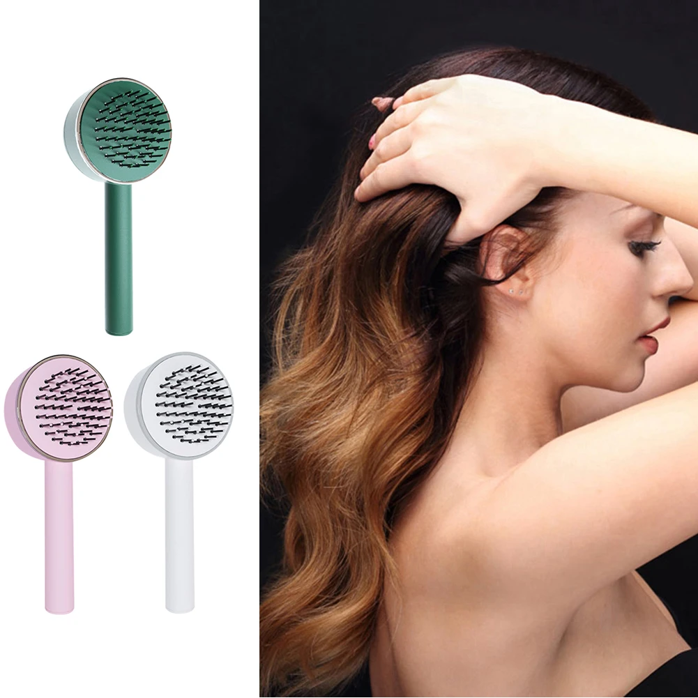 One-key Self-cleaning Hair Brush Anti-Static Massage Comb for Women Professional Hair Brush Hair Untangling Brush
One-key Self-cleaning Hair Brush Anti-Static Massage Comb for Women Professional Hair Brush Hair Untangling Brush