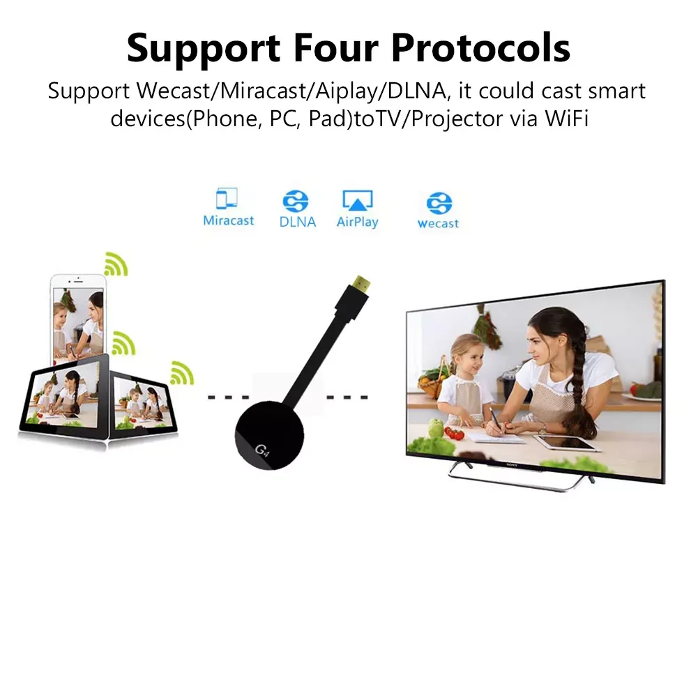 New For MiraScreen TV Stick Dongle 1080P HDMI-compatible WiFi Display Receiver for Chrome Crome Google Mini PC IOS Android TV
New For MiraScreen TV Stick Dongle 1080P HDMI-compatible WiFi Display Receiver for Chrome Crome Google Mini PC IOS Android TV