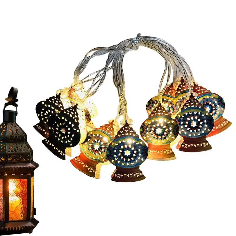 Питание от батарейки EID Lights Star Moon светодиодный Eid Al Adha, Декоративная гирлянда, исламские аксессуары
Питание от батарейки EID Lights Star Moon светодиодный Eid Al Adha, Декоративная гирлянда, исламские аксессуары
