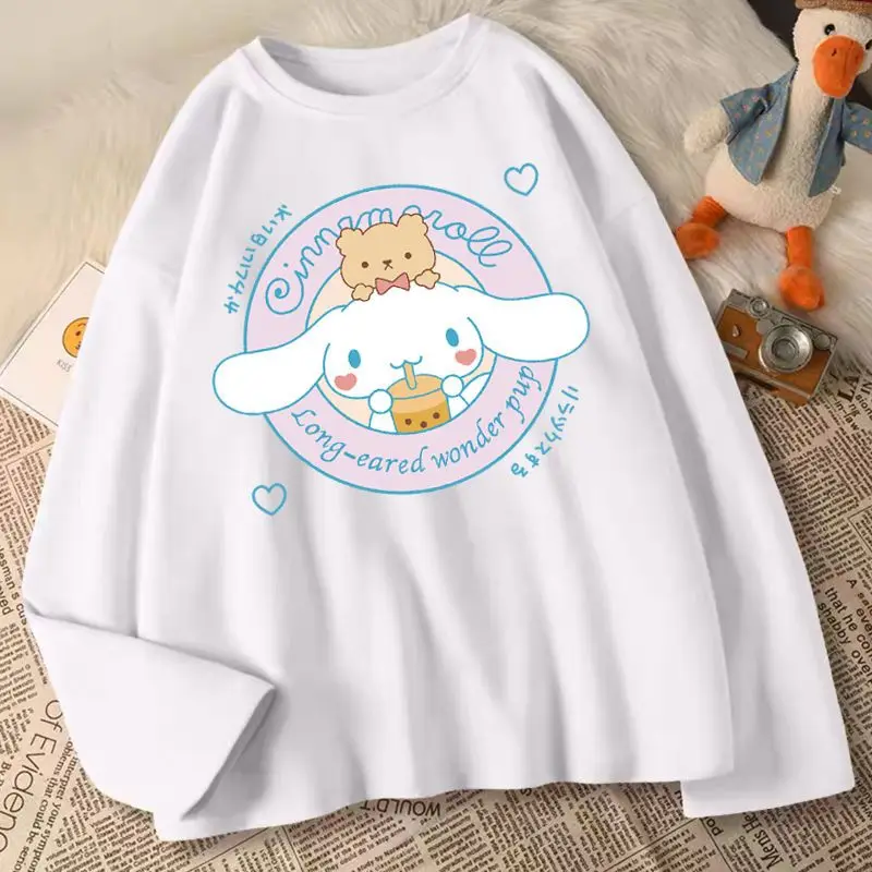 2023 Sanrio Anime Cinnamoroll Long Sleeve T-Shirt Autumn Girls Cartoon My Melody Printed Tops Clothes Fashion Wear Outside Toys
2023 Sanrio Anime Cinnamoroll Long Sleeve T-Shirt Autumn Girls Cartoon My Melody Printed Tops Clothes Fashion Wear Outside Toys