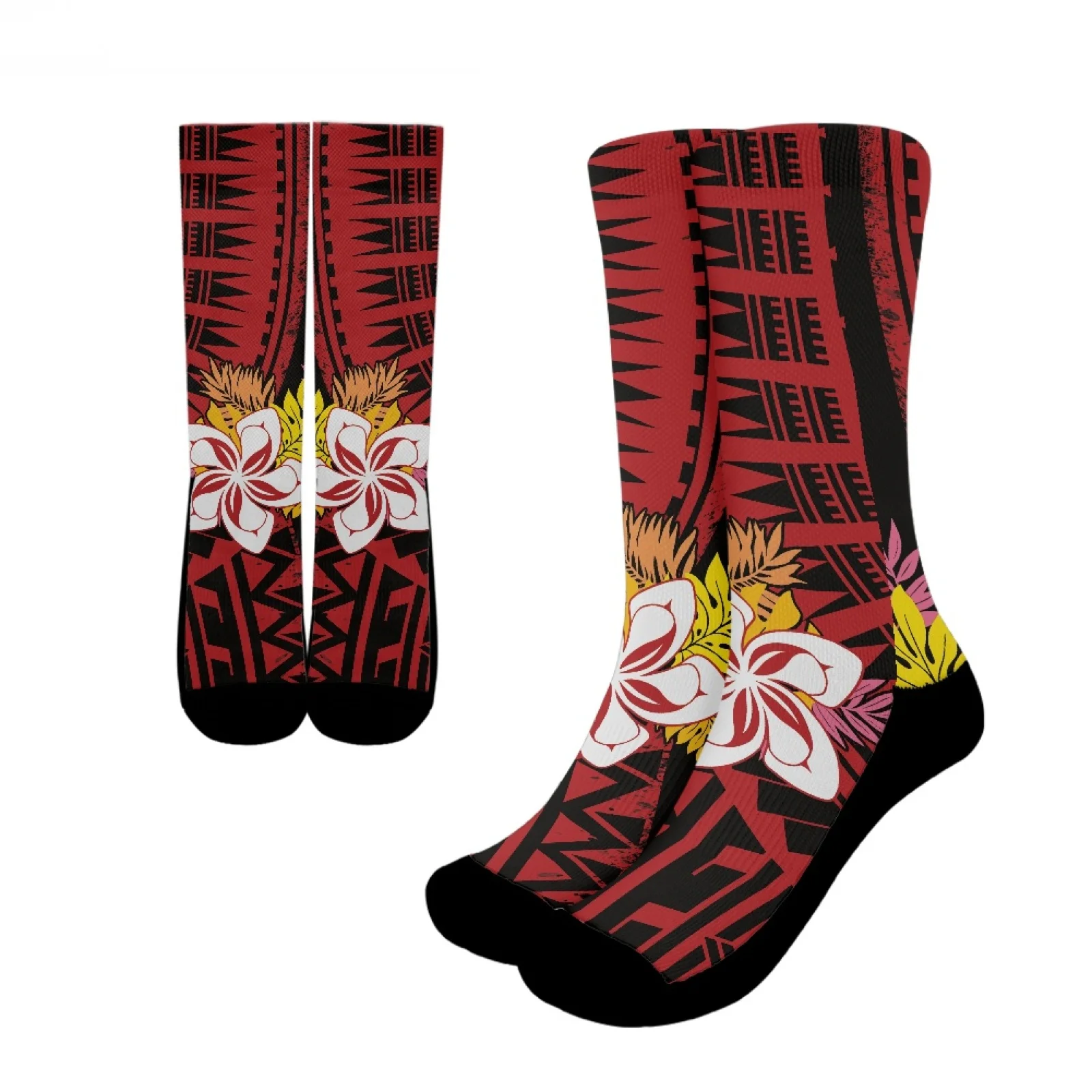 Polynesian Tribal Tongan Totem Tattoo Tonga Prints High Quality Vintage Hibiscus Crew Socks Comfortable Keep Warm Sports Socks
Polynesian Tribal Tongan Totem Tattoo Tonga Prints High Quality Vintage Hibiscus Crew Socks Comfortable Keep Warm Sports Socks