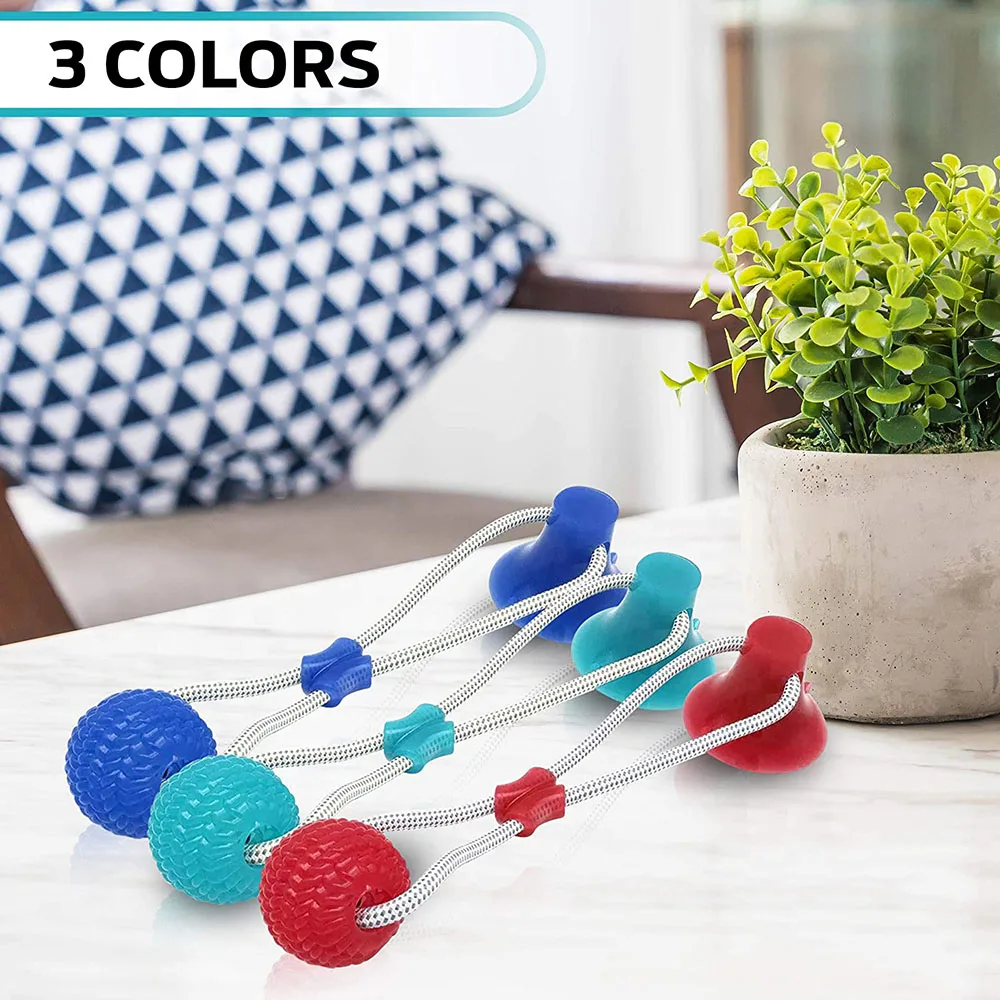 Pet Dog Toys Silicone Suction Cup Tug Pet Toy Dogs Push Ball Toy Pet Tooth Cleaning Dog Pull Game Toothbrush Dog Accessories
Pet Dog Toys Silicone Suction Cup Tug Pet Toy Dogs Push Ball Toy Pet Tooth Cleaning Dog Pull Game Toothbrush Dog Accessories