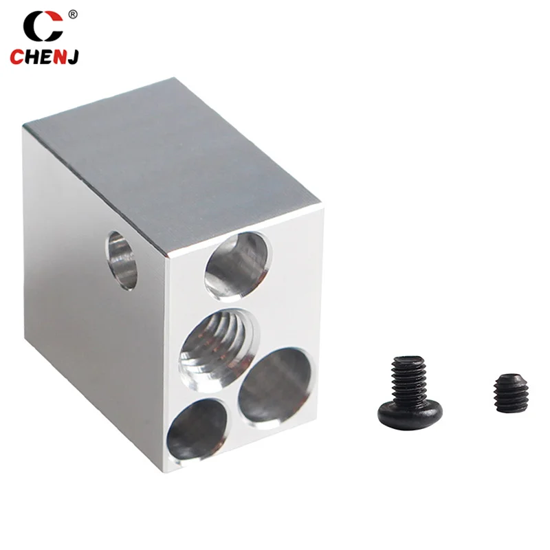 SV07 Экструдер Hotend Нагревательный блок Комплект Высококачественное латунное