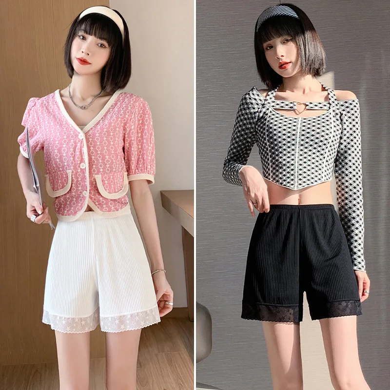8PCS New In Female Thin Non-rolled Loose Home Shorts Spring Summer Safety Pants Anti-glare Breathable Leggings Star Lace Wear
8PCS New In Female Thin Non-rolled Loose Home Shorts Spring Summer Safety Pants Anti-glare Breathable Leggings Star Lace Wear