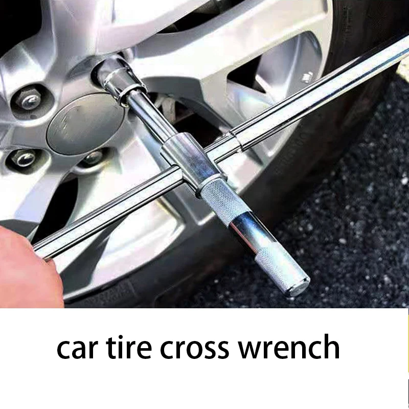 Portable Telescopic Cross Tire Wrench with 1/2 Inch (12.5mm) Interface Double-sided Availability Sleeve 17 19 21 23 MM 4 Sizes
Portable Telescopic Cross Tire Wrench with 1/2 Inch (12.5mm) Interface Double-sided Availability Sleeve 17 19 21 23 MM 4 Sizes
