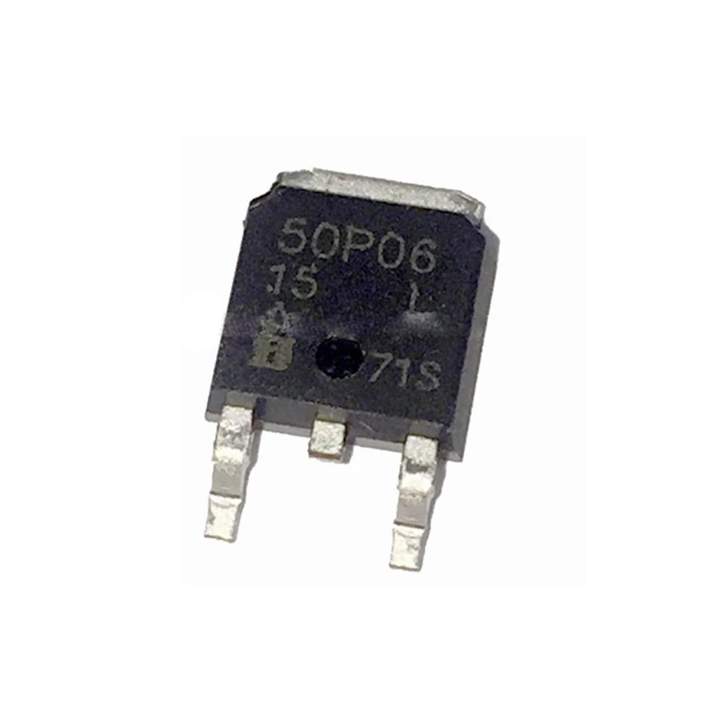 10 шт./лот SUD50P06-15L 50P06 50P06-15L 50A 60V TO-252 MOSFET 
10 шт./лот SUD50P06-15L 50P06 50P06-15L 50A 60V TO-252 MOSFET