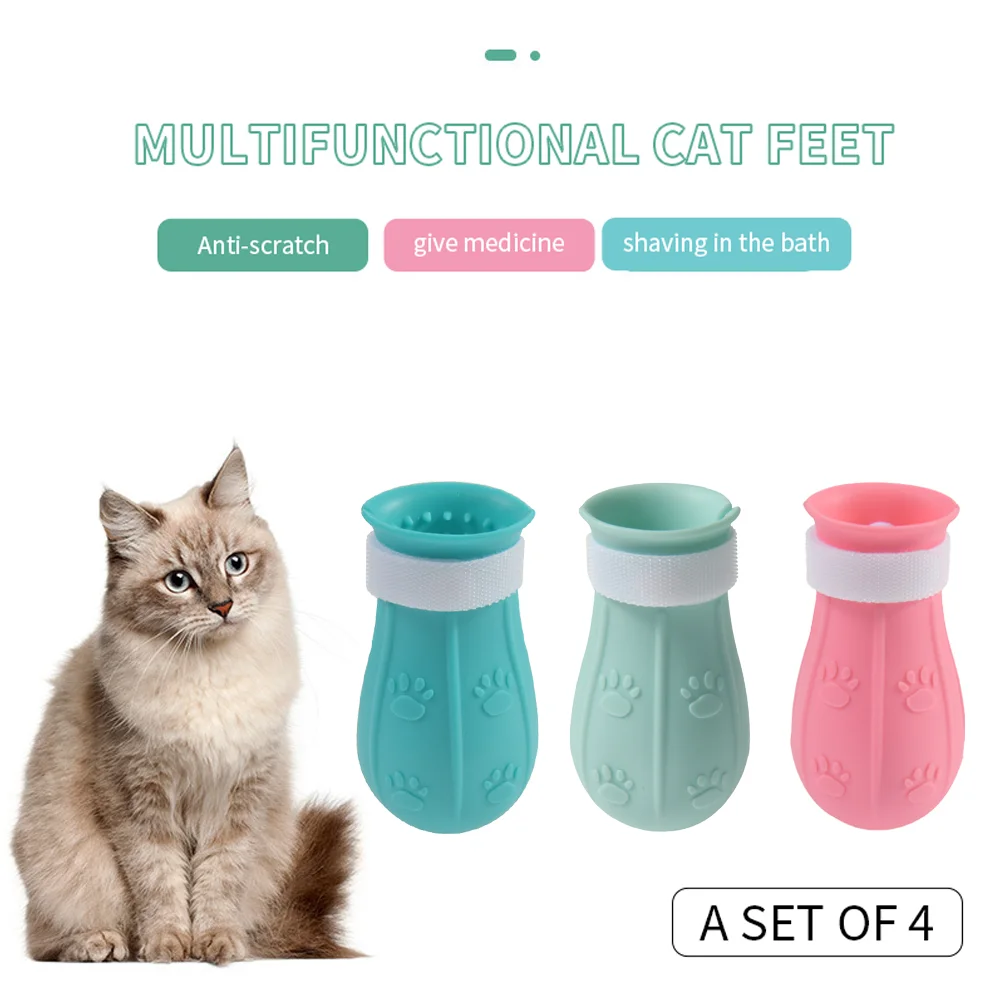 New Multifunctional Cat Foot Wash Foot Cover Cat Anti-scratch Protective Cover Cat Supplies Pet Products 
New Multifunctional Cat Foot Wash Foot Cover Cat Anti-scratch Protective Cover Cat Supplies Pet Products
