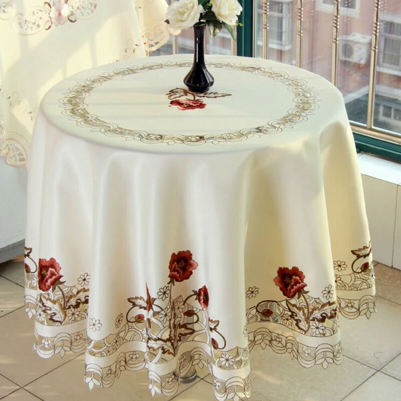 Rural Embroidered Tablecloth Round Table Cloth Fashion Embroidery Fabric Art Tablecloth Modern Rural Style Round Tablecloth
Rural Embroidered Tablecloth Round Table Cloth Fashion Embroidery Fabric Art Tablecloth Modern Rural Style Round Tablecloth