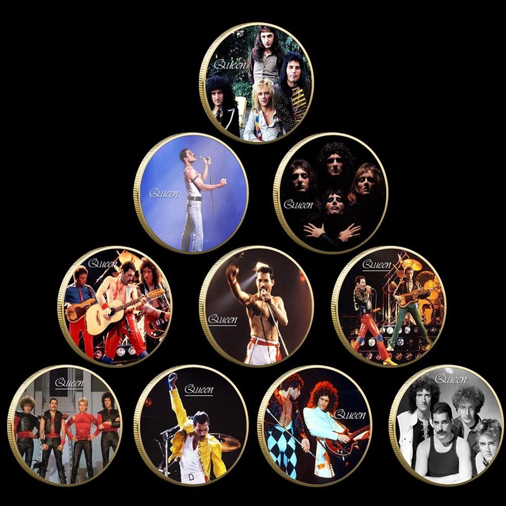 10pcs British Legendary Rock Band 1 Oz Medallion Classic Gold Plated Challenge Coin with Plastic Case Collect Gift
10pcs British Legendary Rock Band 1 Oz Medallion Classic Gold Plated Challenge Coin with Plastic Case Collect Gift