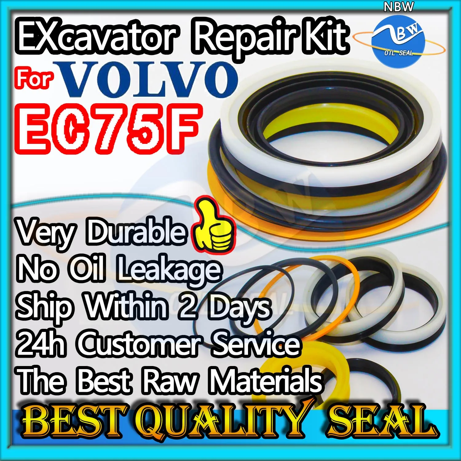 For VOLVO EC75F High Quality Oil Seal Kit Excavator Repair NBR Nok Washer Skf Service Orginal Quality Track Spovel Hammer Tool
For VOLVO EC75F High Quality Oil Seal Kit Excavator Repair NBR Nok Washer Skf Service Orginal Quality Track Spovel Hammer Tool
