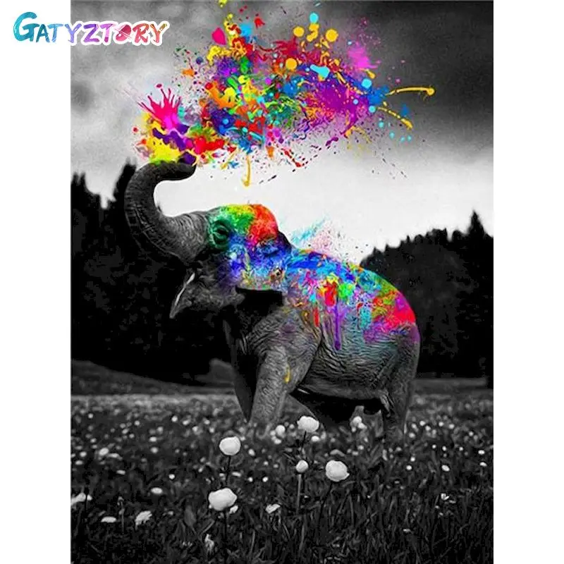 GATYZTORY Painting By Numbers Elephant HandPainted Kits Drawing Canvas DIY Oil Pictures By Numbers Animals Home Decor
GATYZTORY Painting By Numbers Elephant HandPainted Kits Drawing Canvas DIY Oil Pictures By Numbers Animals Home Decor