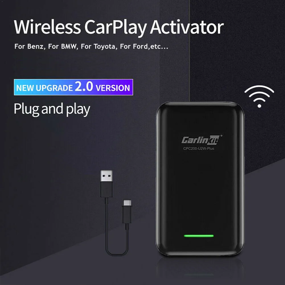 Carlinkit оригинальный автомобильный провод для беспроводного Carplay адаптер Plug And Play беспроводной Bluetooth-активатор Голосовое управление GPS-навига...
Carlinkit оригинальный автомобильный провод для беспроводного Carplay адаптер Plug And Play беспроводной Bluetooth-активатор Голосовое управление GPS-навига...