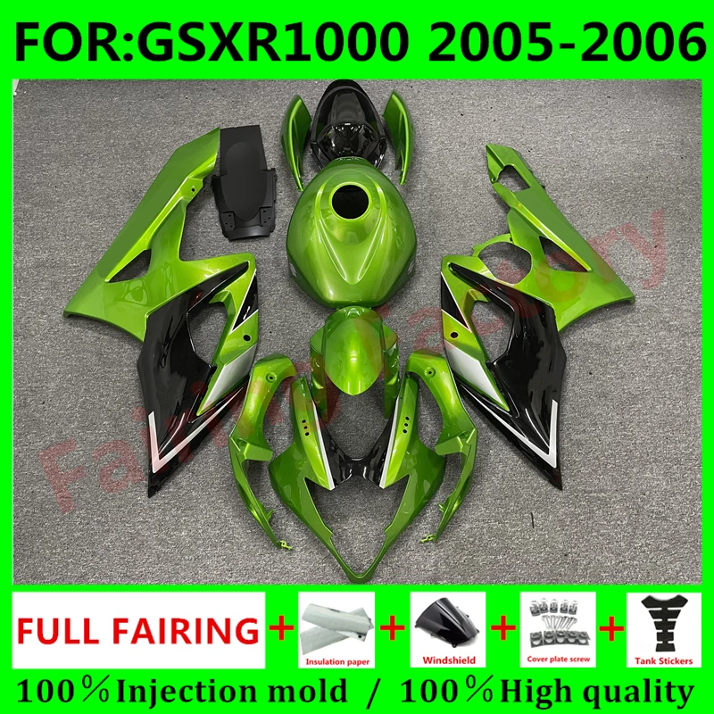 Новый комплект обтекателей для мотоцикла ABS подходит для GSXR1000 GSXR 1000 05 06 GSX-R1000 K5 2005 2006 полный комплект обтекателей зеленый черный
Новый комплект обтекателей для мотоцикла ABS подходит для GSXR1000 GSXR 1000 05 06 GSX-R1000 K5 2005 2006 полный комплект обтекателей зеленый черный