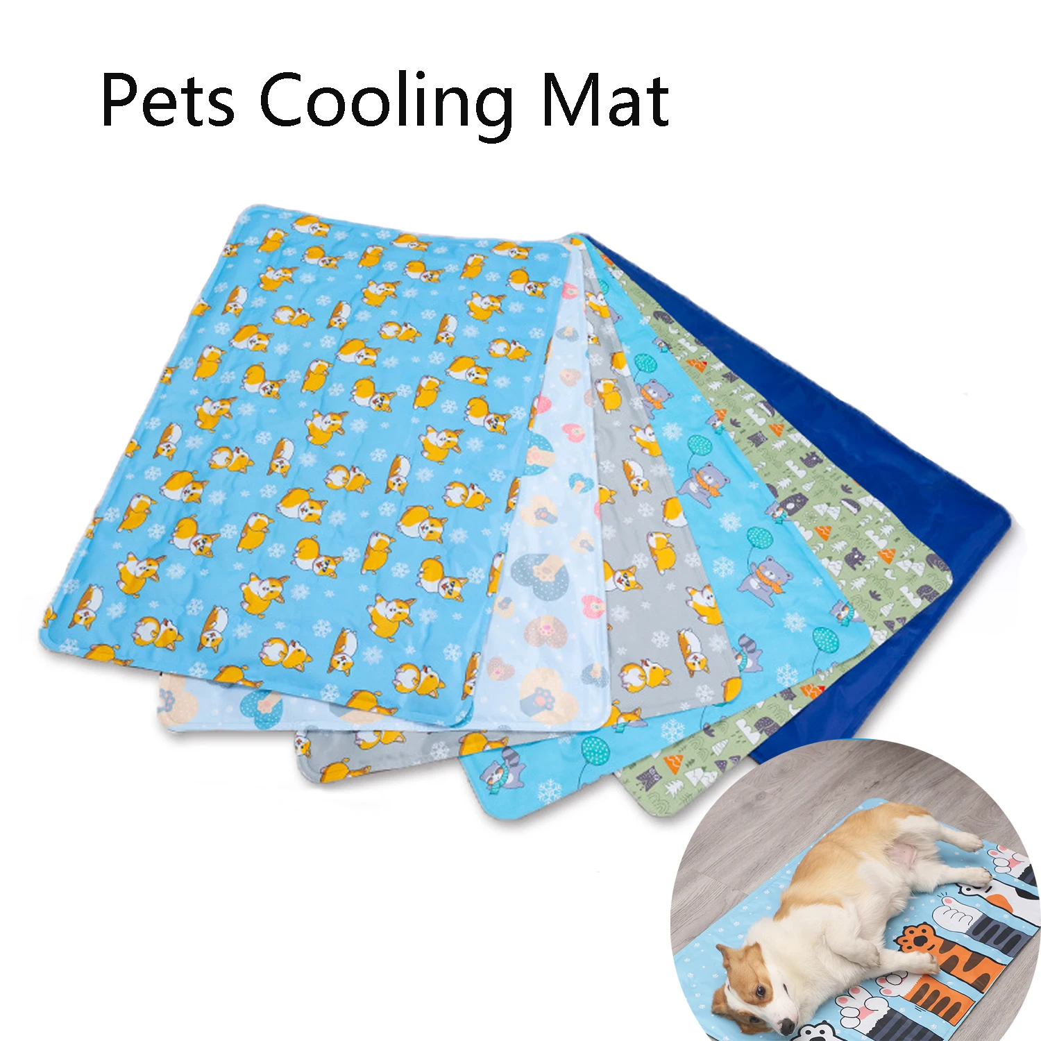Cooling Pad for Pets Ice Mat Dogs Cats Blankets Pet Cooling Mat for Dogs Cats Portable Washable Pet Cooling Blanket
Cooling Pad for Pets Ice Mat Dogs Cats Blankets Pet Cooling Mat for Dogs Cats Portable Washable Pet Cooling Blanket