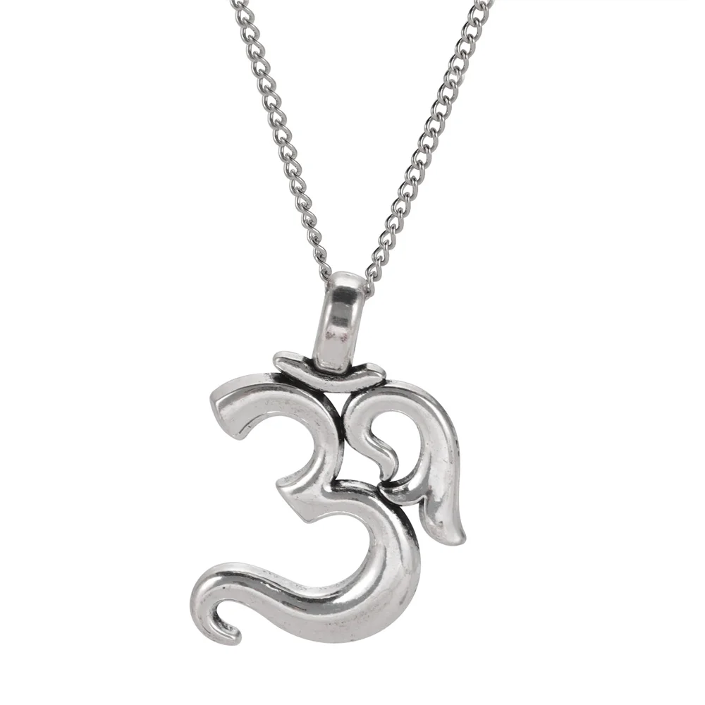 

My Shape OM Hindu Yoga Necklaces AUM Ohm Buddhist Hinduism Yoga India Pendants Amulet Lucky Gift Fashion Jewelry for Women Men