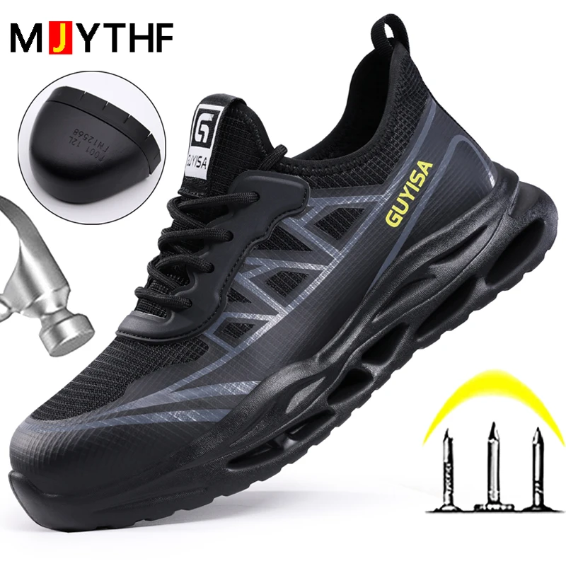 Anti-puncture Work Safety Shoes Steel Toe Anti-smash Work Sneakers Indestructible Shoes Men Fashion Protective Security Footwear
Anti-puncture Work Safety Shoes Steel Toe Anti-smash Work Sneakers Indestructible Shoes Men Fashion Protective Security Footwear