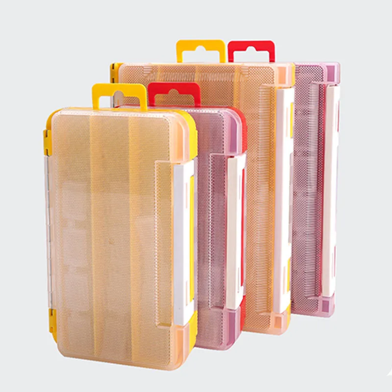 Fishing Tackle Box Double Layer Fishing Lures Case Shatterproof Bait Storage Box with Removable Partition Fishing Tackle
Fishing Tackle Box Double Layer Fishing Lures Case Shatterproof Bait Storage Box with Removable Partition Fishing Tackle