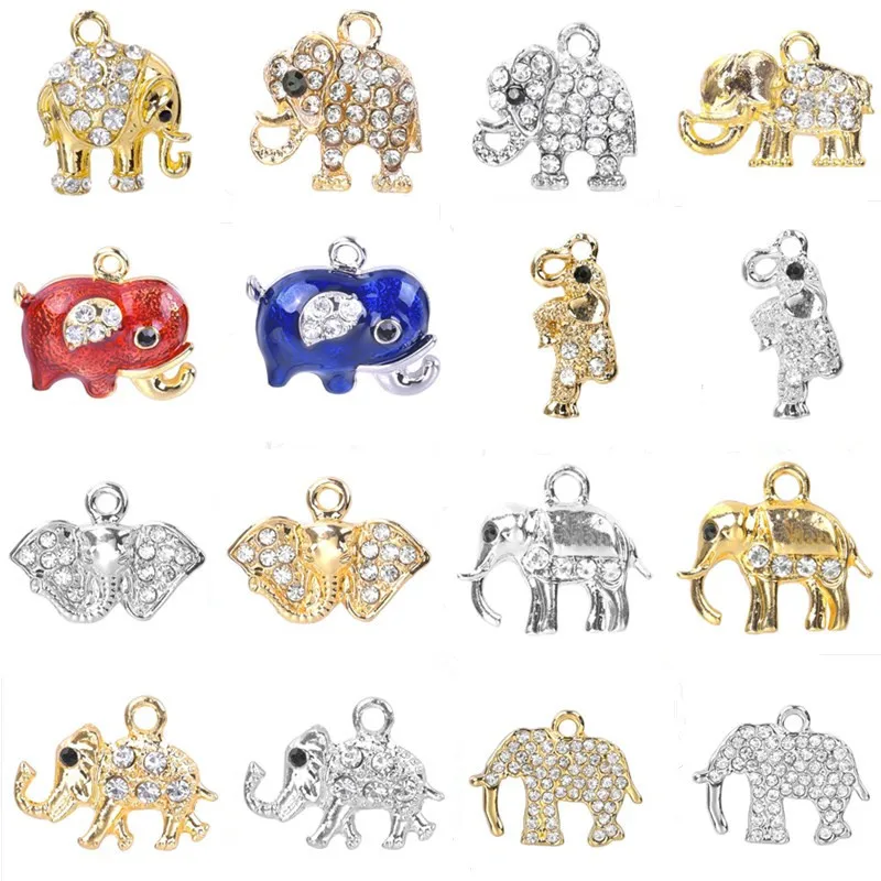 5pcs Crystal Animal Elephant Charms For Jewelry Making Bulk Rhinestones Pendant Charm DIY Necklace Earrings Vintage Accessories
5pcs Crystal Animal Elephant Charms For Jewelry Making Bulk Rhinestones Pendant Charm DIY Necklace Earrings Vintage Accessories