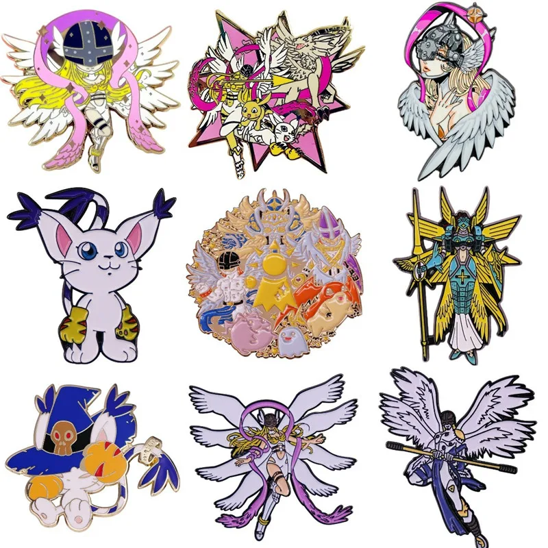 Ophanim Tailmon Angewomon Brooches Enamel Pin Brooch Badge Lapel Pins Hard Metal Alloy Jacket Decoration Ornaments Jewelry
Ophanim Tailmon Angewomon Brooches Enamel Pin Brooch Badge Lapel Pins Hard Metal Alloy Jacket Decoration Ornaments Jewelry