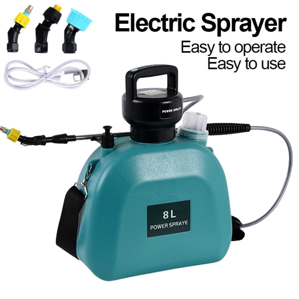 Handheld Sprayer Bottle 5/8L USB Rechargeable 2000mAh Electric Sprayer 2 Modes Long Handle with Shoulder Strap Garden Supplies
Handheld Sprayer Bottle 5/8L USB Rechargeable 2000mAh Electric Sprayer 2 Modes Long Handle with Shoulder Strap Garden Supplies