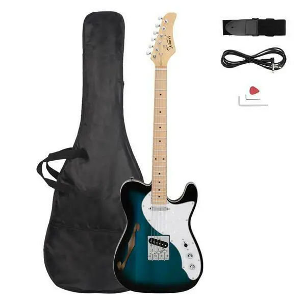 GTL Semi-Hollow Electric Guitar F Hole SS Pickups Maple Fingerboard White Pearl
GTL Semi-Hollow Electric Guitar F Hole SS Pickups Maple Fingerboard White Pearl