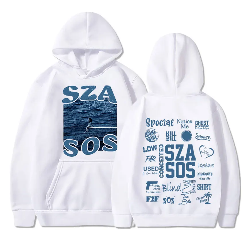 SZA Music Album SOS Graphic Hoodie Men Women's Vintage Oversize Hoodies Casual Loose Gothic Sweatshirt Hip Hop Streetwear Unisex
SZA Music Album SOS Graphic Hoodie Men Women's Vintage Oversize Hoodies Casual Loose Gothic Sweatshirt Hip Hop Streetwear Unisex