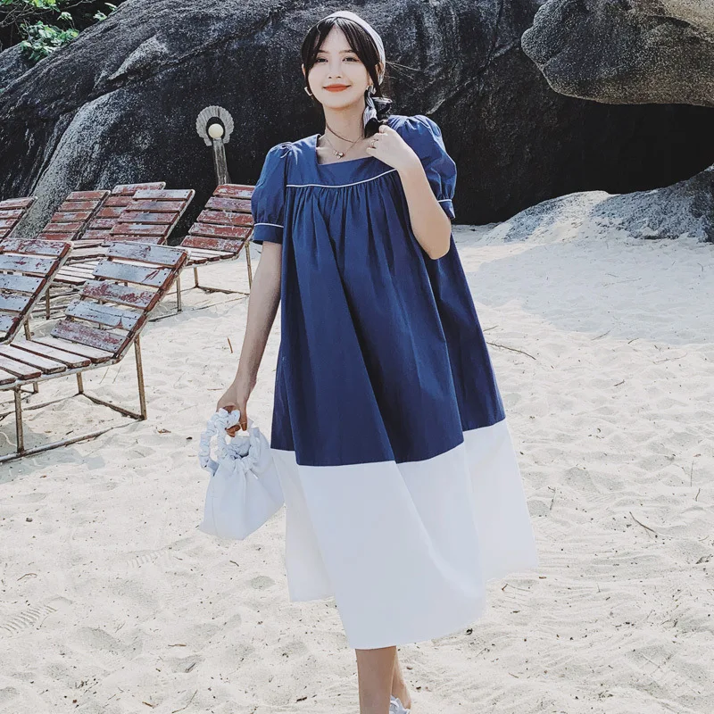 SuperAen 2022 Лето ретро однотонные простые яркие линии контрастные цвета квадратный воротник пышные рукава свободные платья для женщин
SuperAen 2022 Лето ретро однотонные простые яркие линии контрастные цвета квадратный воротник пышные рукава свободные платья для женщин