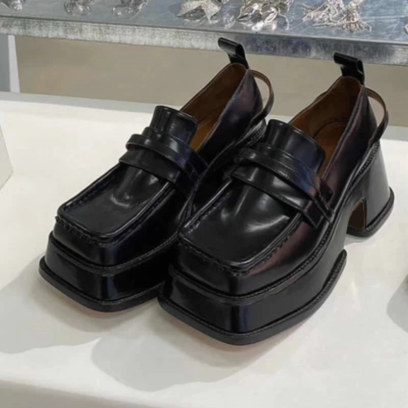 platform shoes Loafers Mary Janes Women's Shoes square toe british style women retro big toe all-match loafers platform heels
platform shoes Loafers Mary Janes Women's Shoes square toe british style women retro big toe all-match loafers platform heels