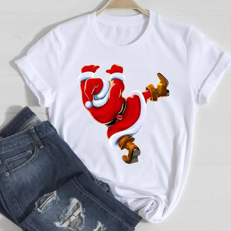Women Trend Merry Christmas 90s Trend Lovely Sweet T-shirts Cartoon Fashion New Year Top Graphic Tshirt Holiday Travel Tee
Women Trend Merry Christmas 90s Trend Lovely Sweet T-shirts Cartoon Fashion New Year Top Graphic Tshirt Holiday Travel Tee